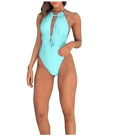 Ženski kupaći kostimi u stilu bikinija u ljubičastoj boji u donjem rublju