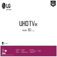 55UJ - Klasa dijagonale 55 - Led televizora serije UJ - Smart TV - WebOS - 4K UHD - HDR