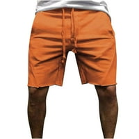 Nudi muške široke ravne hlače za plažu srednje udobnosti, Ležerne sportske hlače s pet točaka, traperice, kratke