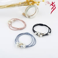 Korejski modni biserni vezice za kosu Višeslojni prsten za kosu držač za konjski rep