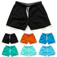 Muške ljetne casual sportske kratke hlače s elastičnim strukom i vezicama, labave kratke hlače za plažu za vježbanje,