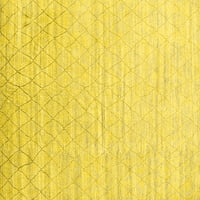 Moderni pravokutni tepisi u jednobojnoj žutoj boji za unutarnje prostore, 2' 3'.