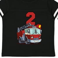 Vatrogasno vozilo kao poklon za 2. rođendan majica za mlađeg dječaka ili djevojčicu