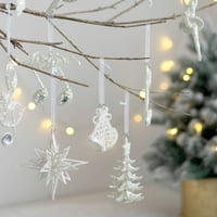 Božićni privjesak izvrstan ukras preslatko božićno drvce zvijezda anđeo djevojka drveni ukras za zabavu