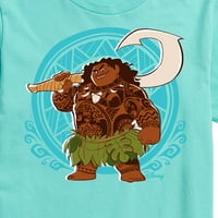 Uzorak Moana - Maui - muška majica kratkih rukava s grafičkim uzorkom