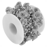 Tebre imitacija bisera perlica lanci vrpca ruža cvjetna nit perlica linijski pribor za odjeću diy materijal dekor