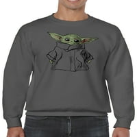 Zvjezdani ratovi Baby Yoda Stojeći muški i veliki muški grafički ruski majica