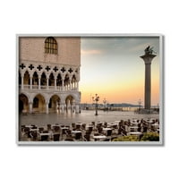 Zalazak sunca San Marco Talijanska arhitektura tradicionalne građevine uokvirena fotografija umjetnički otisci