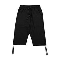 Muške jogger trenirke ljetne pamučne lanene hlače Sling Sportske hlače jogging hlače CropTrousions
