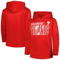 Mladi crvena Philadelphia Phillies pulover hoodie