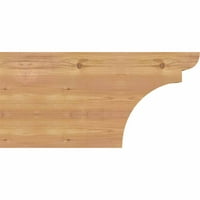 1 2 W 12 H 24 l Yorktown Smooth Rafter rep, zapadni crveni cedar