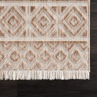 United Weavers Keya Sofi Modern Geometric Runner prostirka, Brown, 2'7 7'2