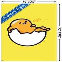 Zidni poster Gudetama - uzdah, 14.725 22.375