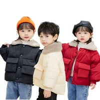 GODDERR TODDLER Dječaci Djevojke djevojčice zimska jakna od 1- godine podstavljeni pamučni kaputi zadebljani snjegovi