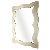 1,5 40 30 srebrno tradicionalno isprazno ogledalo u zlatnom drvenom okviru