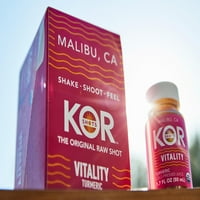 Kor Shots Vitality kurkumi, crni papar, 1. FL OZ, CT