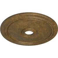 Stolarija od 24 5 8 1 4stropni medaljon, ručno oslikan u Trljanoj bronci