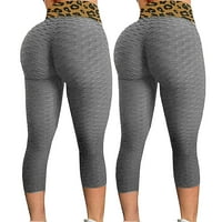 Ladies Fashion Print Yoga hlače plus veličina casual visokog struka Sport Pantsworkout gamaša za dame