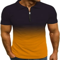 Muška polo majica s patentnim zatvaračem s ovratnikom s kratkim rukavima, Polo majice koje se brzo suše, ležerni