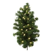 Umjetno božićno drvce od 2 ' 17 toplih bijelih LED svjetala