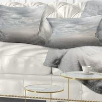 DesignArt pustinjska zemlja i nebo - pejzažni tiskani jastuk za bacanje - 12x20