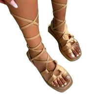 DMQUPV Žene sandale Veličina klina Shed Shoes Rimske sandale debele ženske sandale sandale sandale za žene sandala