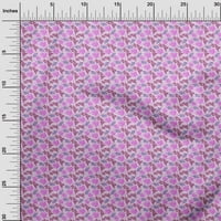 Oneoone svile tabby fuschia ružičasta tkanina liši šivaći materijal tkanina za ispis u dvorištu široko
