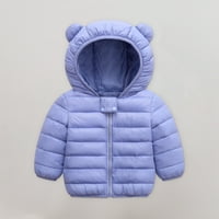 Juebong Baby Kids Essentials Slatke djevojčice jakne Dječji dječaci Svjetlo kaputi s kapuljačama s kapuljačom