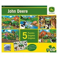 remek djela John Deere Jigsaw zagonetke, 500 komada, 5-pack