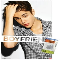 Zidni poster Justina Biebera s gumbima, 14.725 22.375