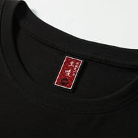 Niepce Inc Streetwear Dragon Empoidery majica Japanska ljetna casual crnih kratkih rukava majice