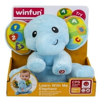 Plišani slon od _ _ nauči sa mnom - rodno neutralna igračka za djecu od nekoliko mjeseci i više