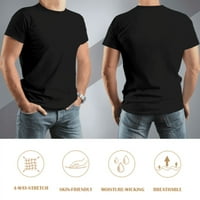 Camp Anawanna citira majicu kratkih rukava crna casual majica