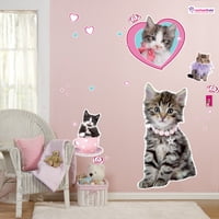 Dekor sobe Rachel Hale s glamuroznim mačkama-divovske Zidne naljepnice