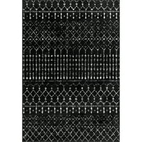 Marokanski tepih od 12 '18', Tamno siva