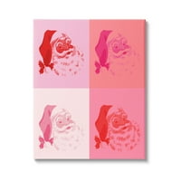 Pop stil Pink Djed Mraz Svečana galerija grafičke umjetnosti omotano platno ispis zidne umjetnosti