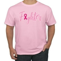 Divlji Bobbi, borac za preživljavanje raka dojke Svijest o raku dojke Muška grafička Majica, svijetlo ružičasta,