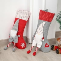 Rasprodaja božićnih čarapa Djeda Mraza poklon vrećice za ukrašavanje kamina čarape Božićni držač slatkiša Božićni