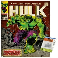 Stripovi o 'She-Hulk-Incredible Hulk zidni poster s gumbima, 14.725 22.375