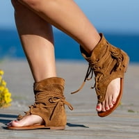$ 91 $ / ženske cipele; retro sandale; ženske čizme s resicama; rimske cipele za plažu u boemskom stilu; ženske