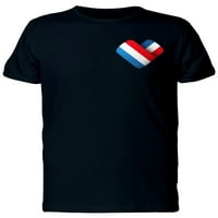 Muška majica sa slikom srca i zastave Nizozemske-slika od Aaaaaaaaaaaaaa-Aaaaaaaaaaaaaa