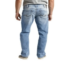 Silver Jeans Co. Muški Eddie Athletic Fit traperice s konusnim nogama, veličine struka 30-42