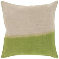 Neutralna i zelena jastučnica obojena u uranjajuću boju