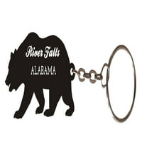 River Falls Alabama suvenir Metalni medvjeđi privjesak