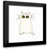 Snažna, Molly Susan Black Modern Framed muzejski umjetnički tisak pod nazivom - Ghost Mačka