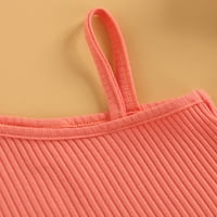 Pronađeni prsluk za djevojčice crop topovi osnovna obična ležerna ljetna bluza gornja odjeća s naramenicama