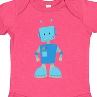 Inktastični slatki robot, smiješni robot, blesavi robot, plavi robot poklon dječak ili djevojački bodi