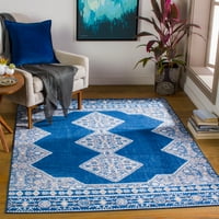 Umjetnički tkalci Borra Blue 7'10 10 'Tradicionalna prostirka orijentalnog područja