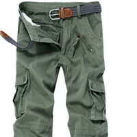 Kayannuo znojne hlače za muškarce proljetni zazor muških labavih višestrukih džepa opranih kombinezona na otvorenom
