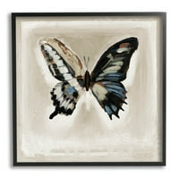 Hrabra slika leptira i insekata u crnom okviru, zidni tisak, dizajn Stacie d ' Aguiar